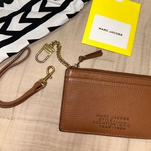 Marc Jacobs Leather Wallet with Key Clip